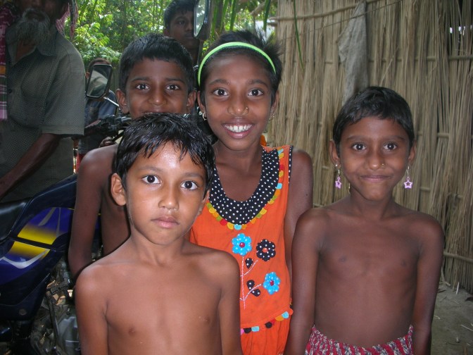 I tried so hard to get a photo of this young beauty alone but the boys kept butting in.